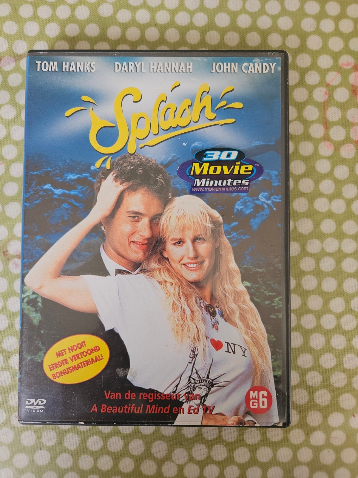 Splash DVD - Romantische komedie met Tom Hanks, Alle leeftijden, Nederlands, Romantische komedie, Inclusief doosje