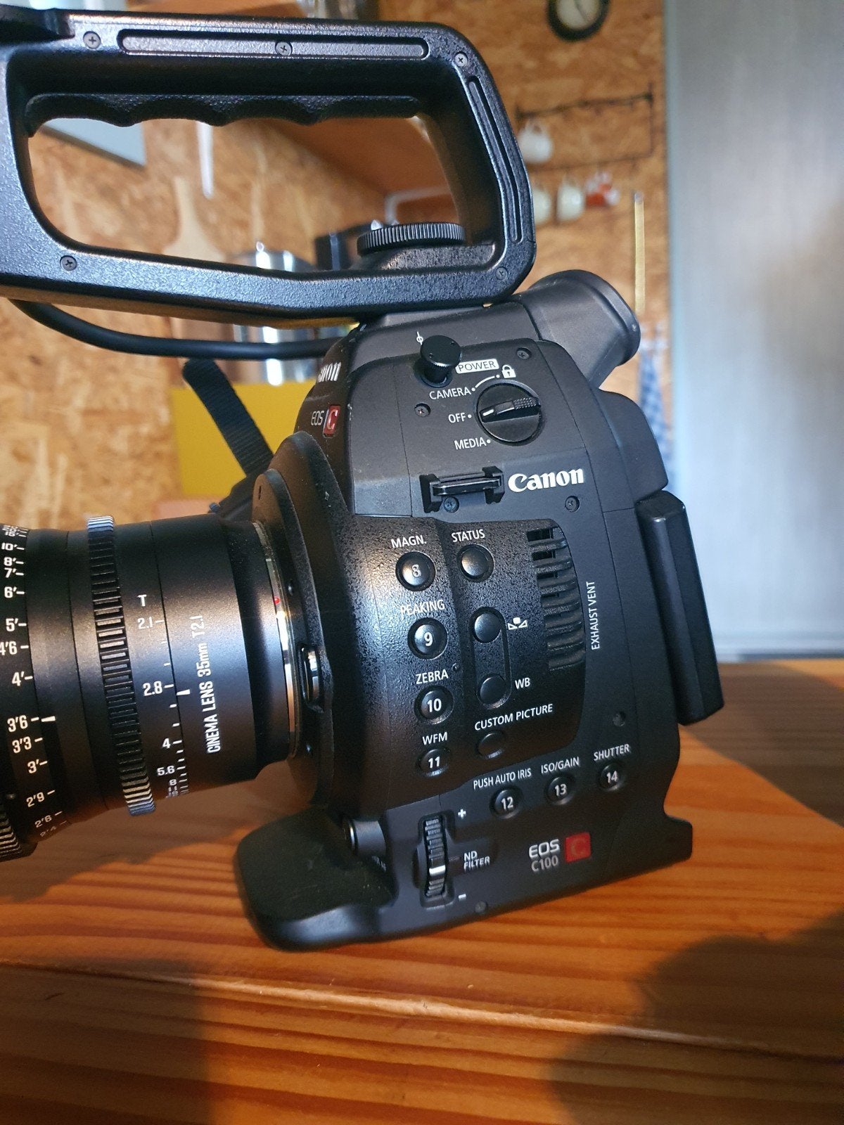Canon EOS C100 Cinema Set + Meike 35mm + Blackmagic + Tokina