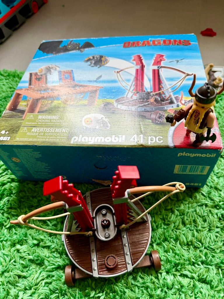 Playmobil Dragons 9461 Schapenslingeraar 100% COMPLEET !, Ophalen of Verzenden, Zo goed als nieuw