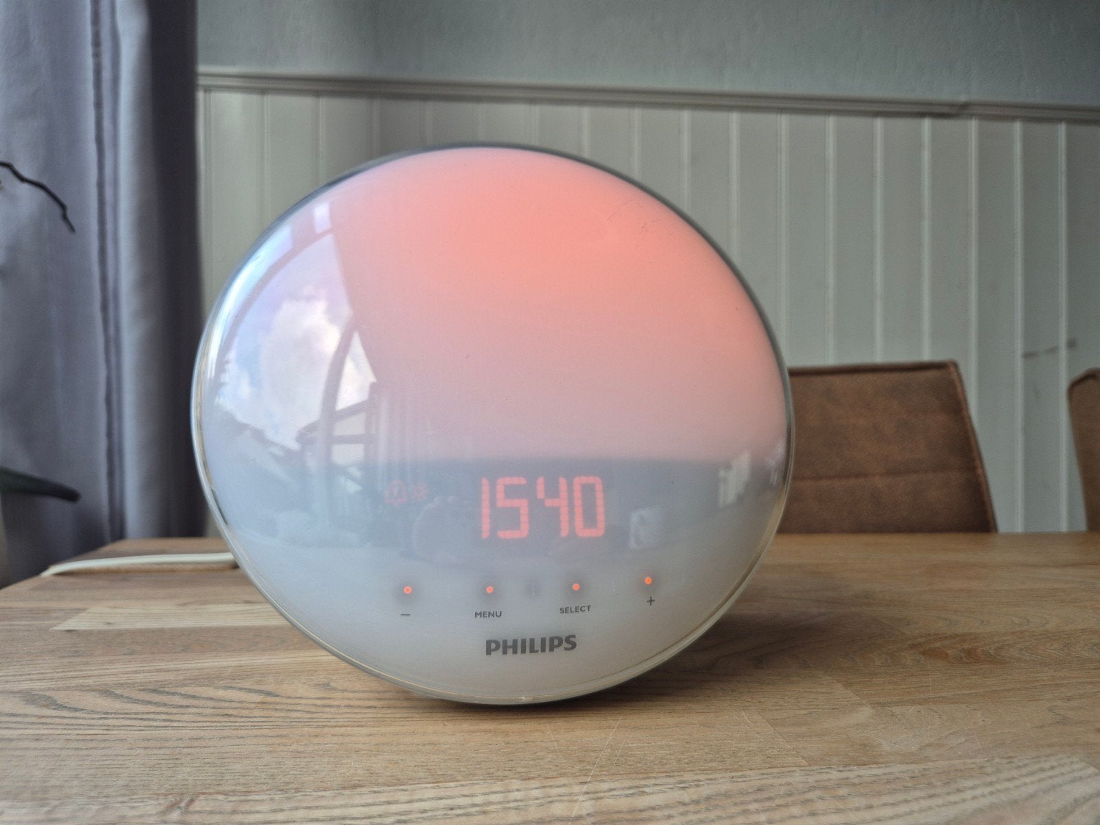 Philips Wake-up Light HF3520, Ophalen of Verzenden, Zo goed als nieuw, Digitaal