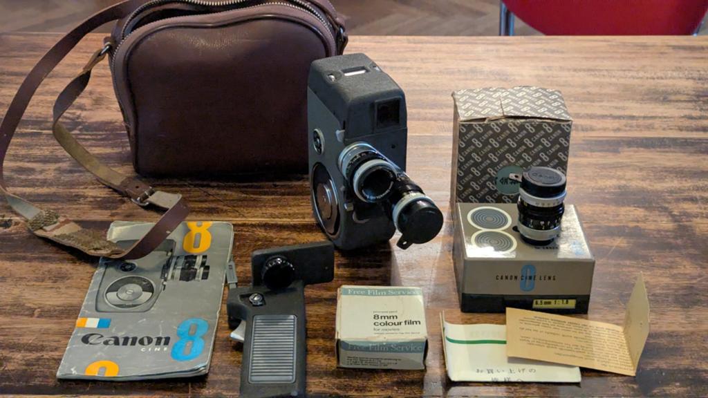 Canon Cine 8 set met 6,5mm, 13mm en 38mm lenzen, Ophalen, 1940 tot 1960, Filmcamera