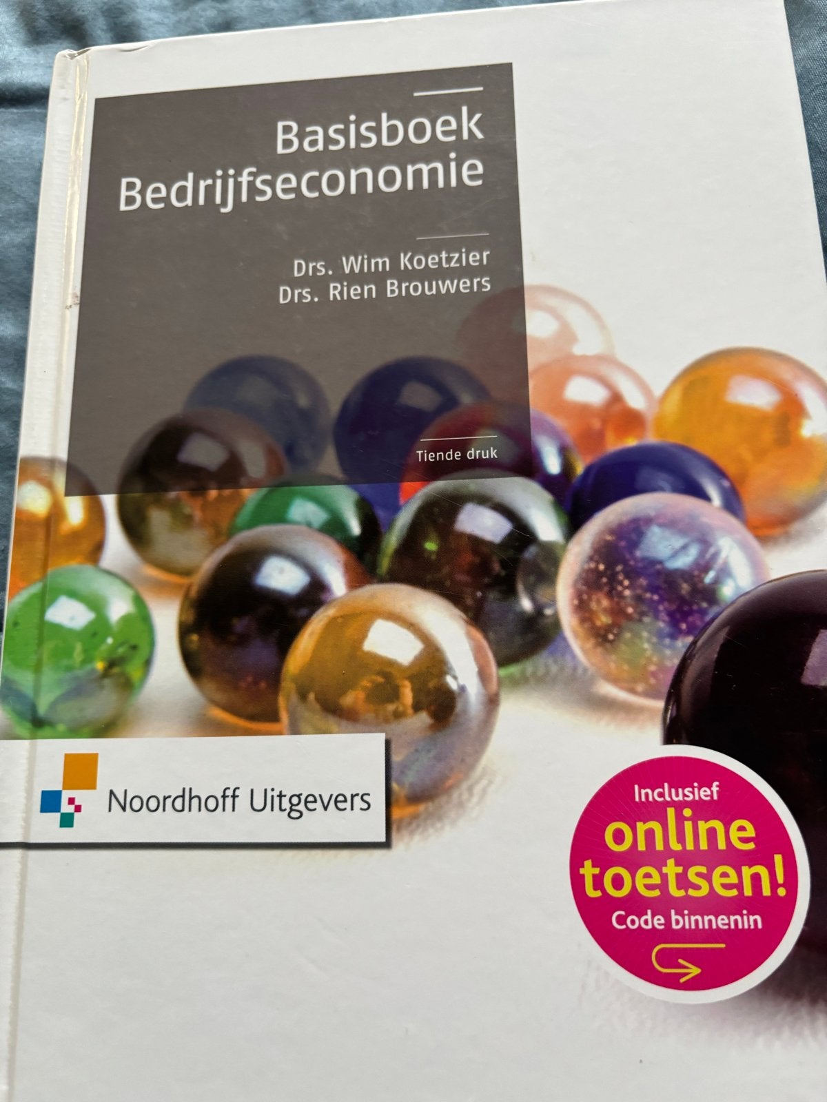 Basisboek Bedrijfseconomie - Drs. Wim Koetzier & Drs. Rien B, Ophalen of Verzenden, Gamma, Zo goed als nieuw, HBO