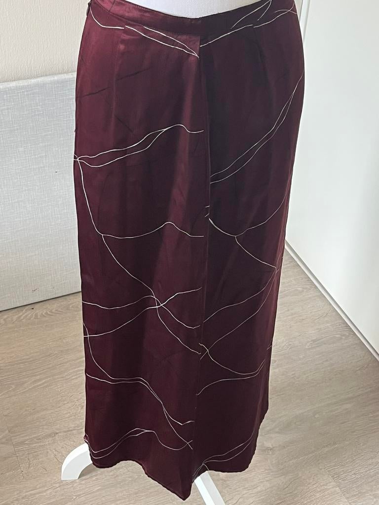 Moreland Bordeaux lange rok maat 38, Maat 38/40 (M), Ophalen of Verzenden, Zo goed als nieuw, Rood