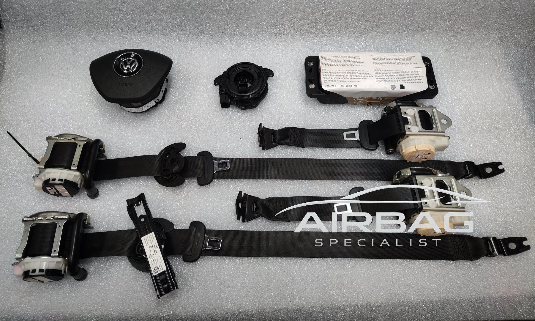 Volkswagen Polo 2017+ 2G airbag set: stuurairbag, klokveer,, Auto-onderdelen, Gebruikt, -, -, Ophalen of Verzenden