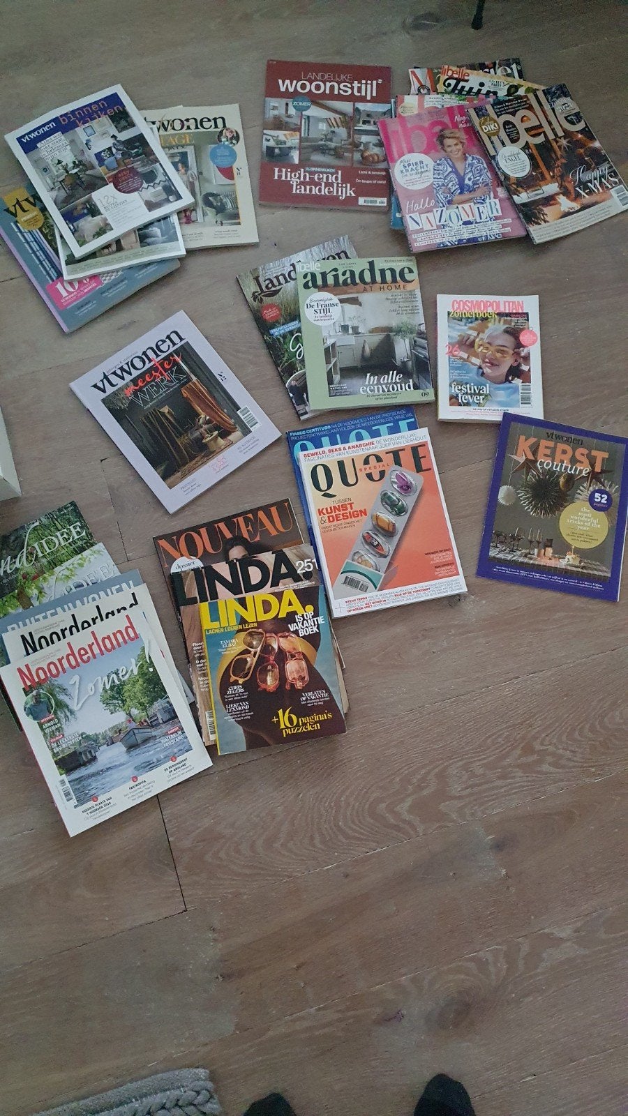 30 Tijdschriften: VT Wonen, LINDA., Quote, Libelle Tuin & Zo, Ophalen of Verzenden, Zo goed als nieuw, Damesbladen
