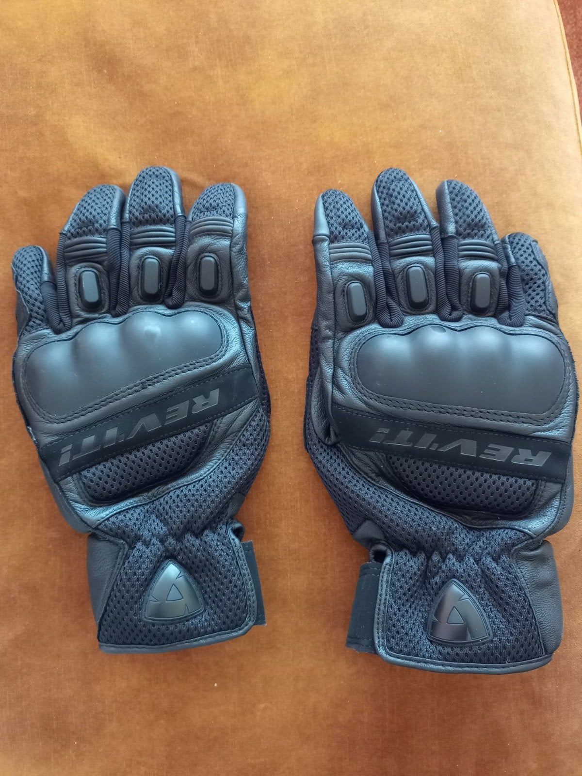 REV'IT! Zeer nette zwarte Leren Motorhandschoenen Maat XXL, Motoren, Heren, Ophalen of Verzenden, Rev'it, Handschoenen