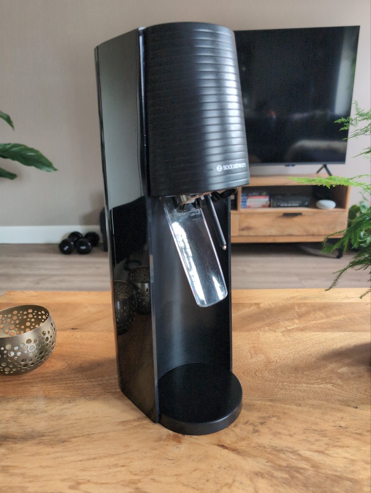 SodaStream met 2 lege koolzuurflessen, Ophalen of Verzenden, Zo goed als nieuw