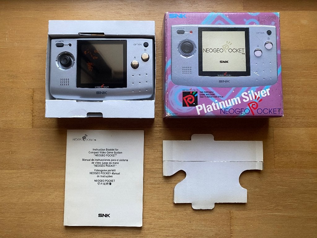 neo geo pocket platinum silver Scherm schade, Ophalen of Verzenden, Gebruikt