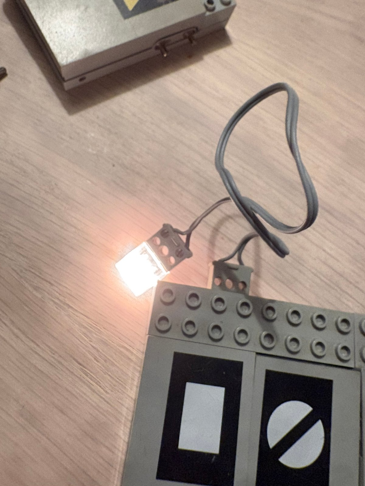 ⁠LEGO 12V Lichtsteen Lampe Prisma x461c01 Getest Werkt!, Ophalen of Verzenden, Zo goed als nieuw