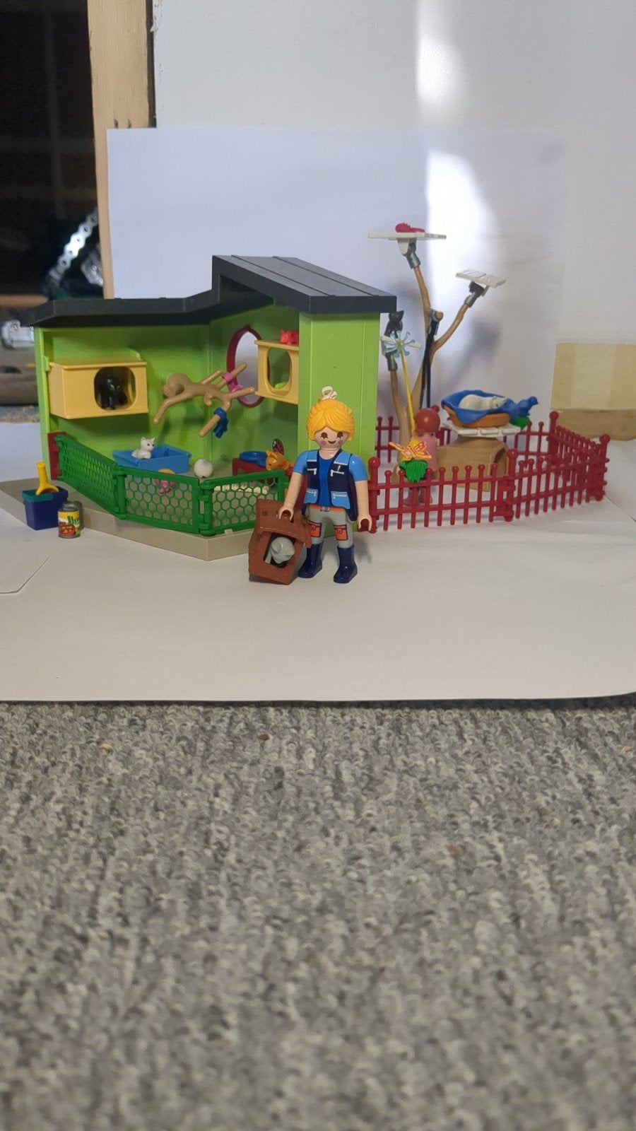 Playmobil Kattenopvang met figuren en accessoires, Ophalen, Zo goed als nieuw
