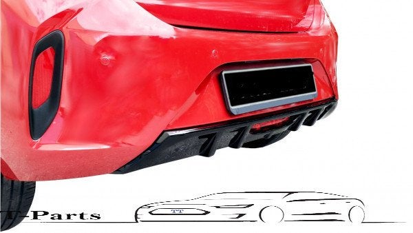Opel corsa F achterbumper spoiler bumper sport 2019+