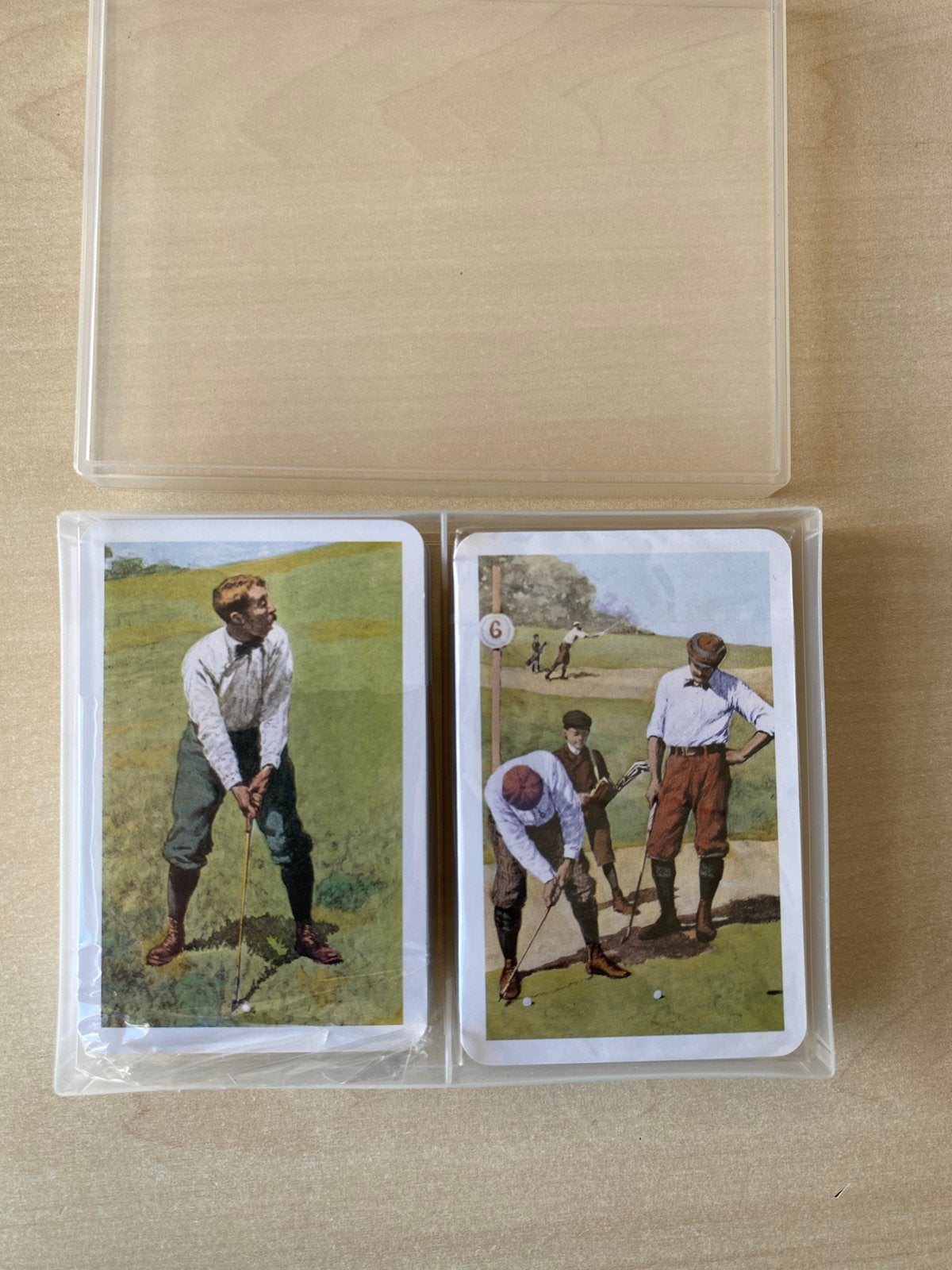 Piatnik Golf Speelkaarten - Arthur Burdett Frost, Verzamelen, Ophalen of Verzenden, Zo goed als nieuw, Speelkaart(en)