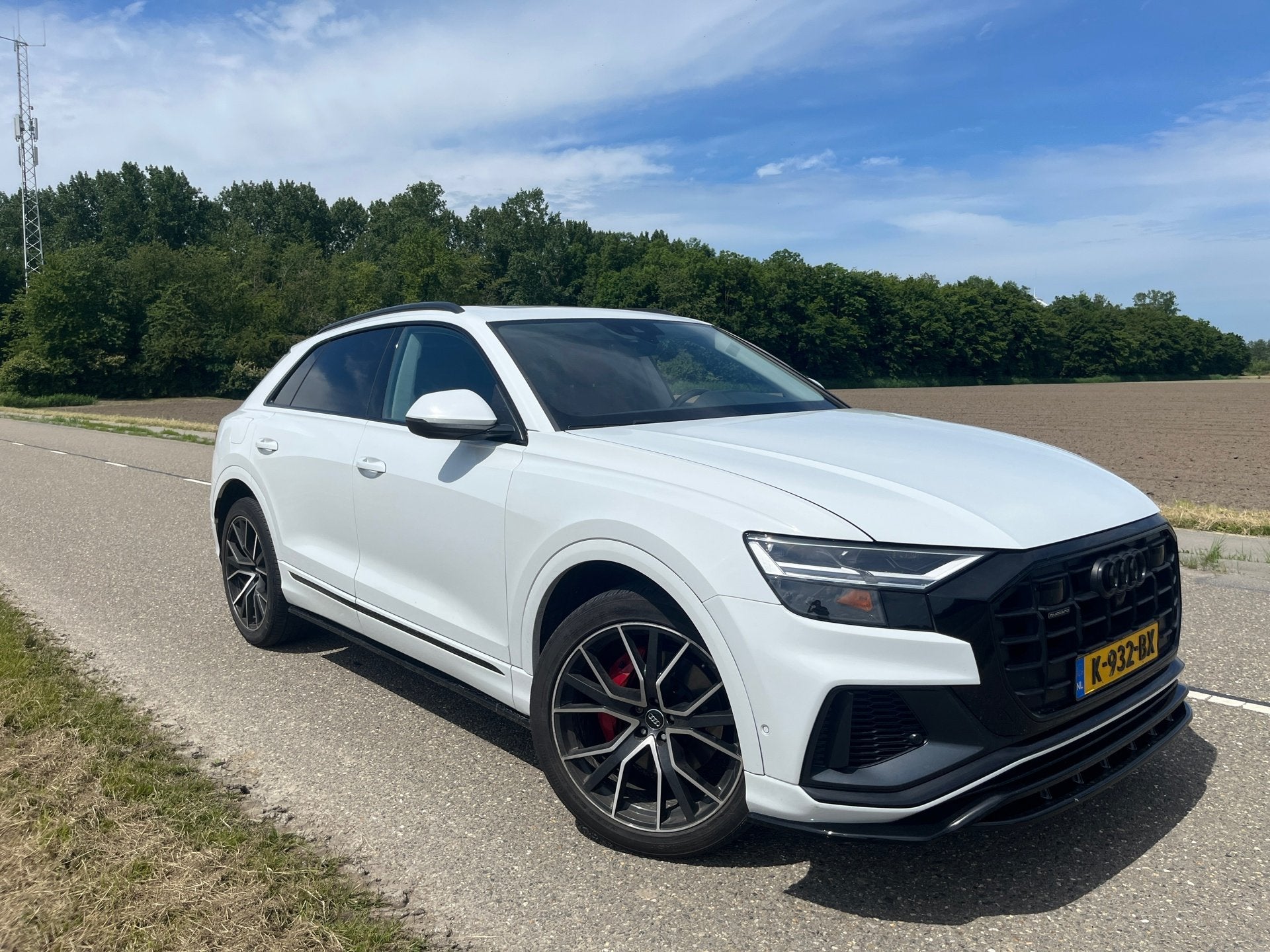 Audi Q8 55 TFSI Black and White Edition, Auto's, Gebruikt, Euro 6, 2995 cc, Vierwielaandrijving