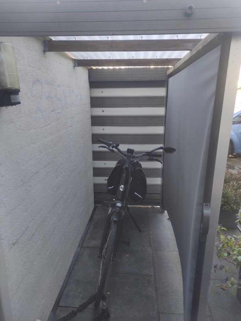 Carport voor motor, fiets of scootmobiel., Ophalen, Gebruikt, Carport