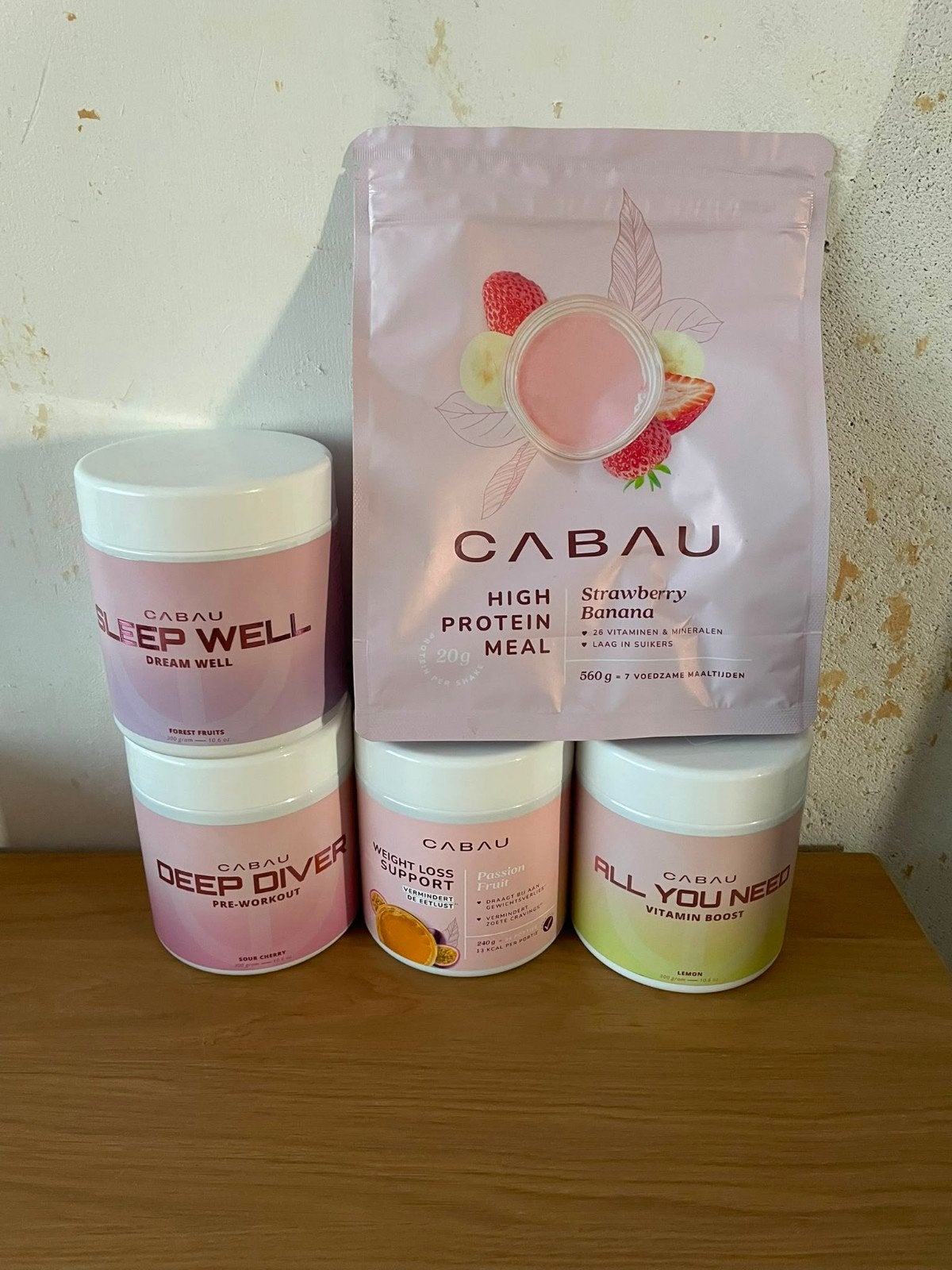 Cabau compleet pakket | bijna alles nieuw!, Ophalen, Nieuw, Poeder of Drank