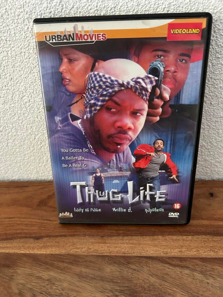 Thug Life DVD - Actie/Avontuur film, Cd's en Dvd's, Dvd's | Actie, Zo goed als nieuw, Actie, Vanaf 16 jaar, Ophalen of Verzenden