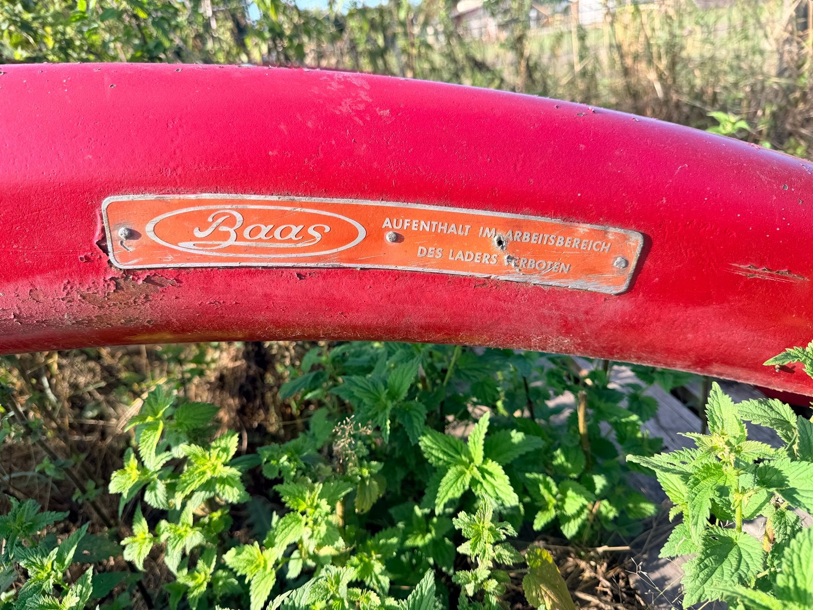 Baas voorlader met bak voor tractor, Zakelijke goederen, Ophalen, Akkerbouw, Grondbewerking
