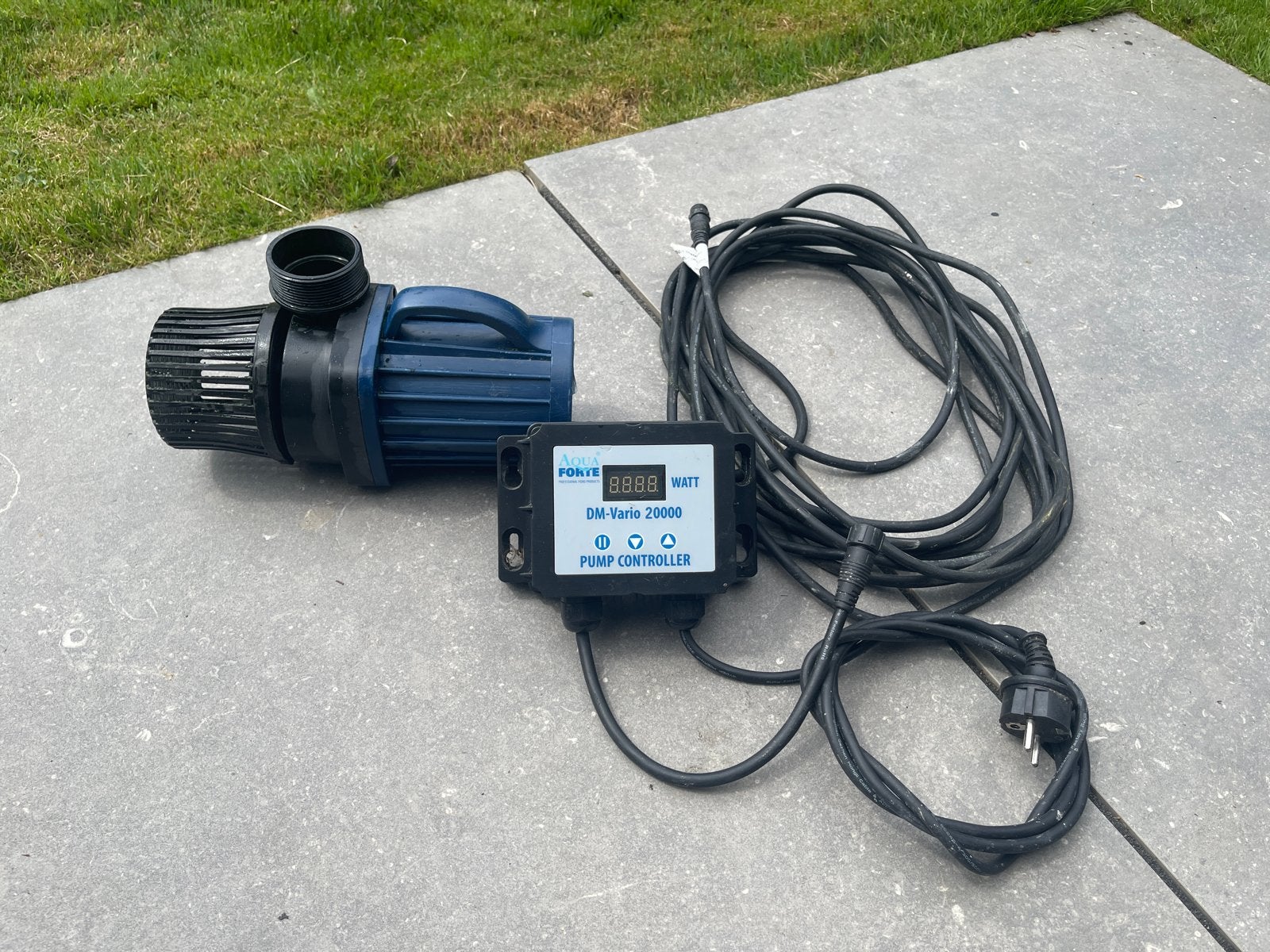 AquaForte DM-Vario 20000 Vijverpomp met Controller, Ophalen of Verzenden, Gebruikt, Elektrisch, Dompelpomp
