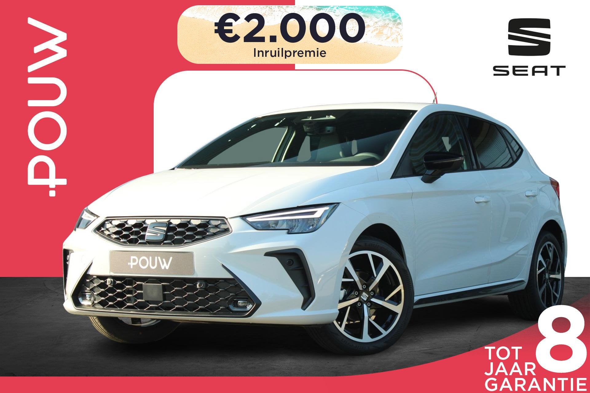 SEAT Ibiza 1.0 EcoTSI 95pk FR Business Connect | Achteruitri, Voorwielaandrijving, 12 maanden, Stof, 95 pk