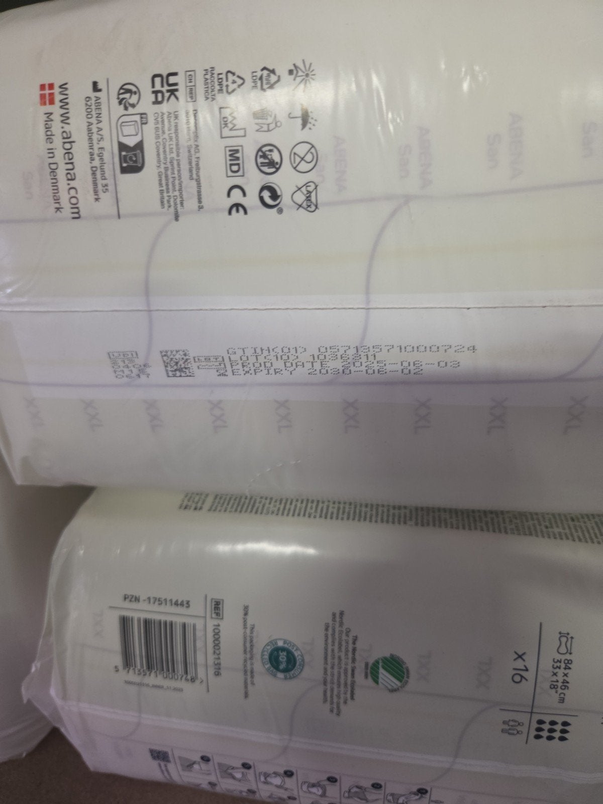 Abena San Premium 7/XXL incontinentieverband 46 stuks, Ophalen, Nieuw, X, X