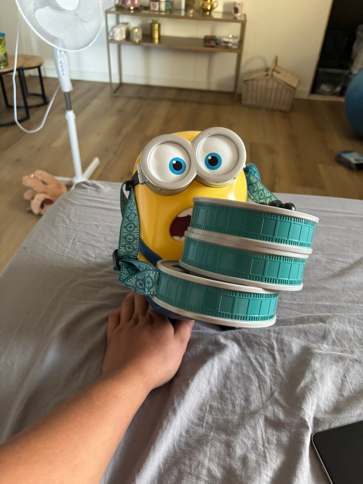 Popcorn bucket minnions ongebruikt nieuw, Ophalen of Verzenden, Nieuw, Gebruiksvoorwerp