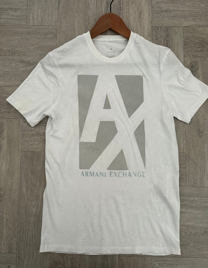 Originele witte ARMANI EXCHANGE shirt maat XS!, ARMANI EXCHANGE, Verzenden, Wit, Zo goed als nieuw