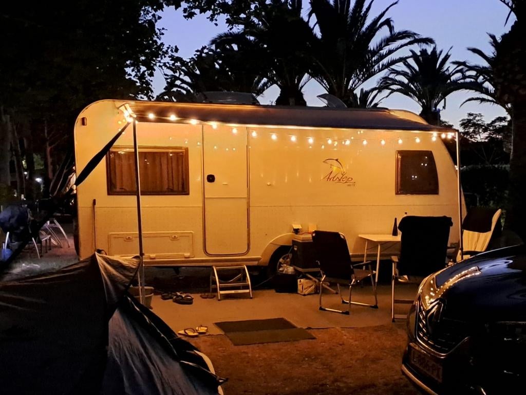 Burstner Artstep 460 TS (2005) mover, zakluifel en voortent., Caravans en Kamperen, Treinzit, Particulier, Bürstner, 6 tot 7 meter