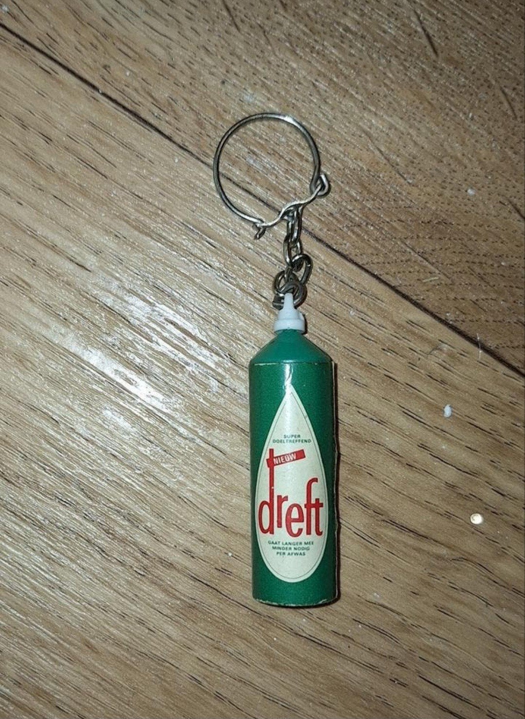 Vintage Dreft Sleutelhanger - Super Doeltreffend, Verzamelen, Ophalen of Verzenden, Gebruikt