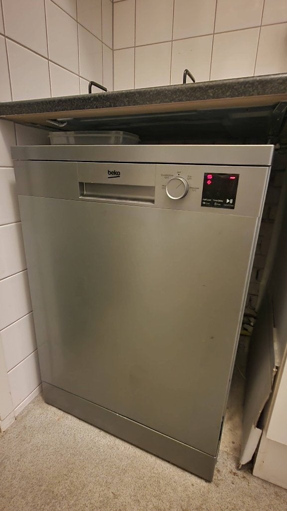 Beko DVN04X20S vaatwasser - Zo goed als nieuw, Witgoed en Apparatuur, 60 cm of meer, Eco programma, Ophalen of Verzenden, Zo goed als nieuw