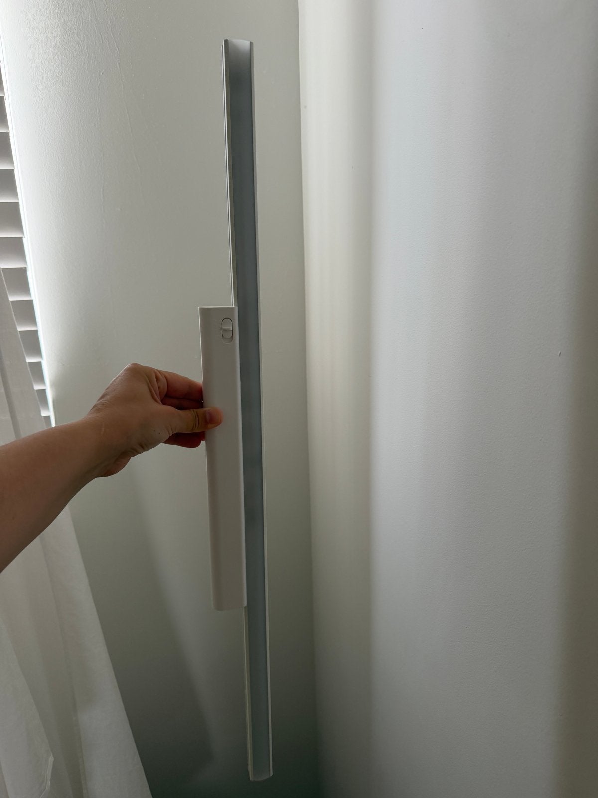3x IKEA STÖTTA LED kastverlichting met sensor, Gebruikt, Kunststof, Wit, Met sensor