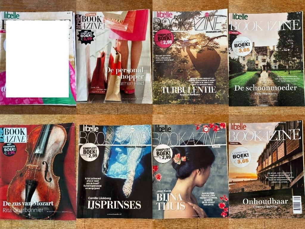 Libelle Bookazine, Verzenden, Gelezen, Overige typen