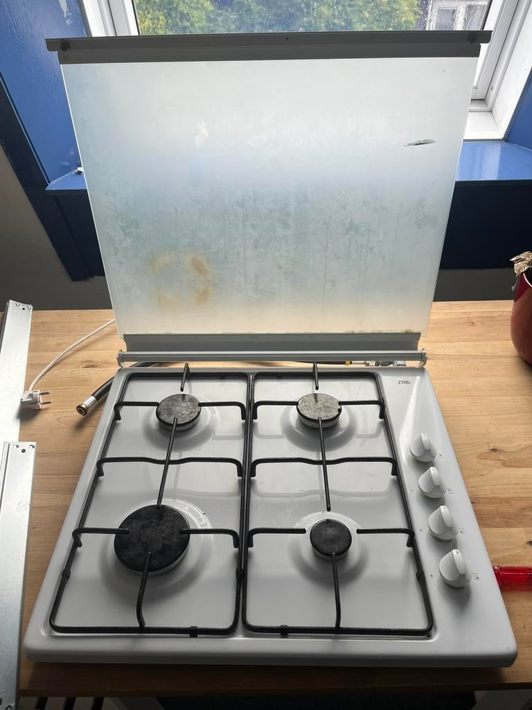 Etna gaskookplaat, Witgoed en Apparatuur, Kookplaten, Ophalen, 4 kookzones, Zo goed als nieuw, Gas