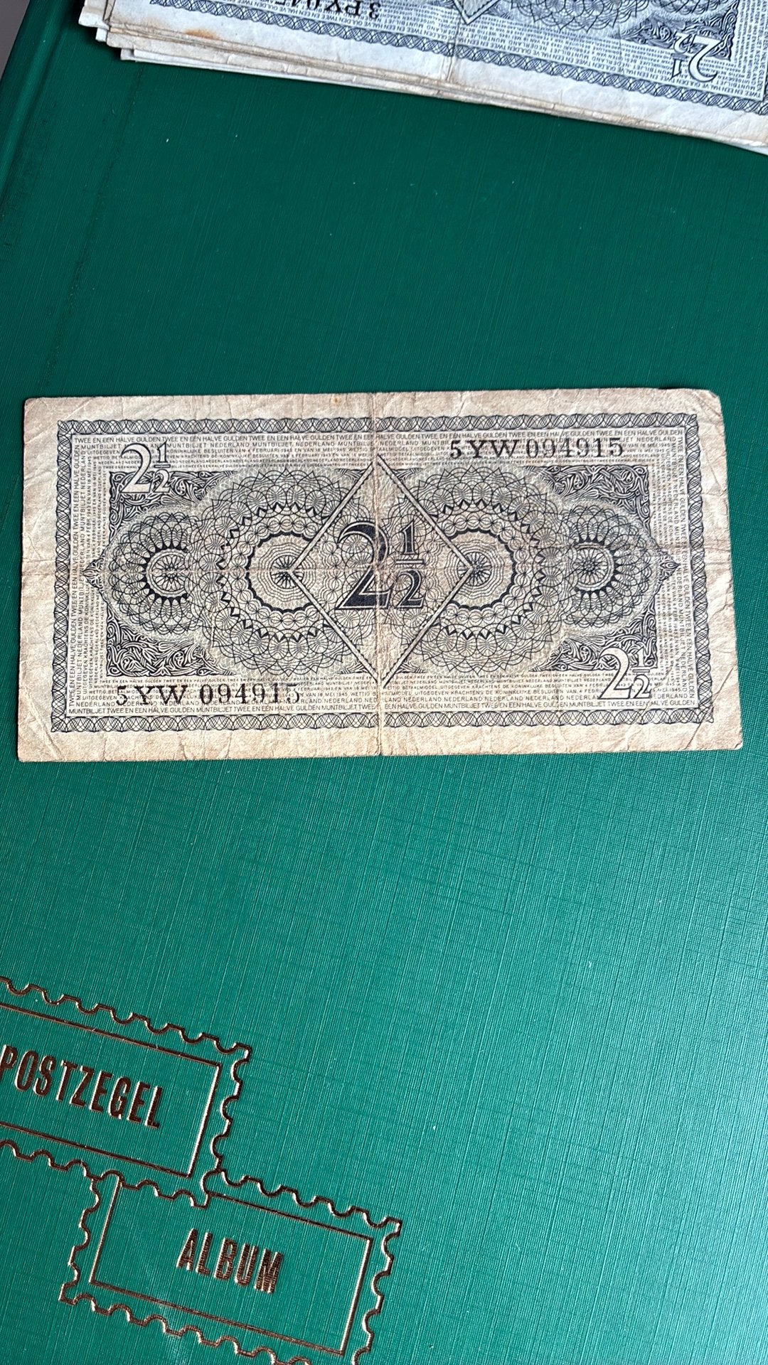 2,5 gulden 1949 Juliana, Postzegels en Munten, Ophalen of Verzenden, 2½ gulden, Los biljet