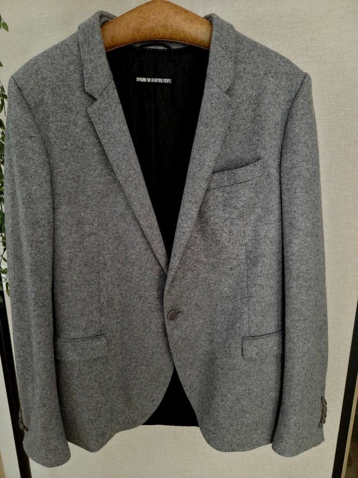 Drykorn heren colbert jas maat 54 grijs 80% wol, Kleding | Heren, Maat 52/54 (L), Drykorn, Ophalen of Verzenden, Grijs
