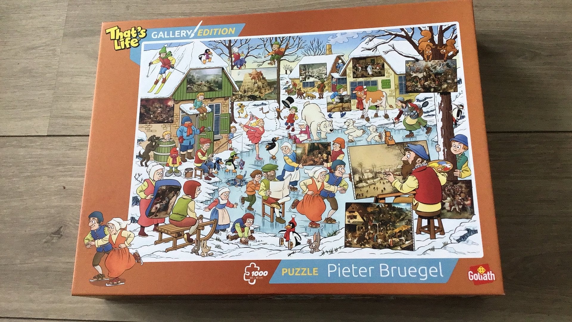 That’s Life Puzzel Gallery Edition Pieter Bruegel 1000 stuks, Ophalen, 500 t/m 1500 stukjes, Zo goed als nieuw