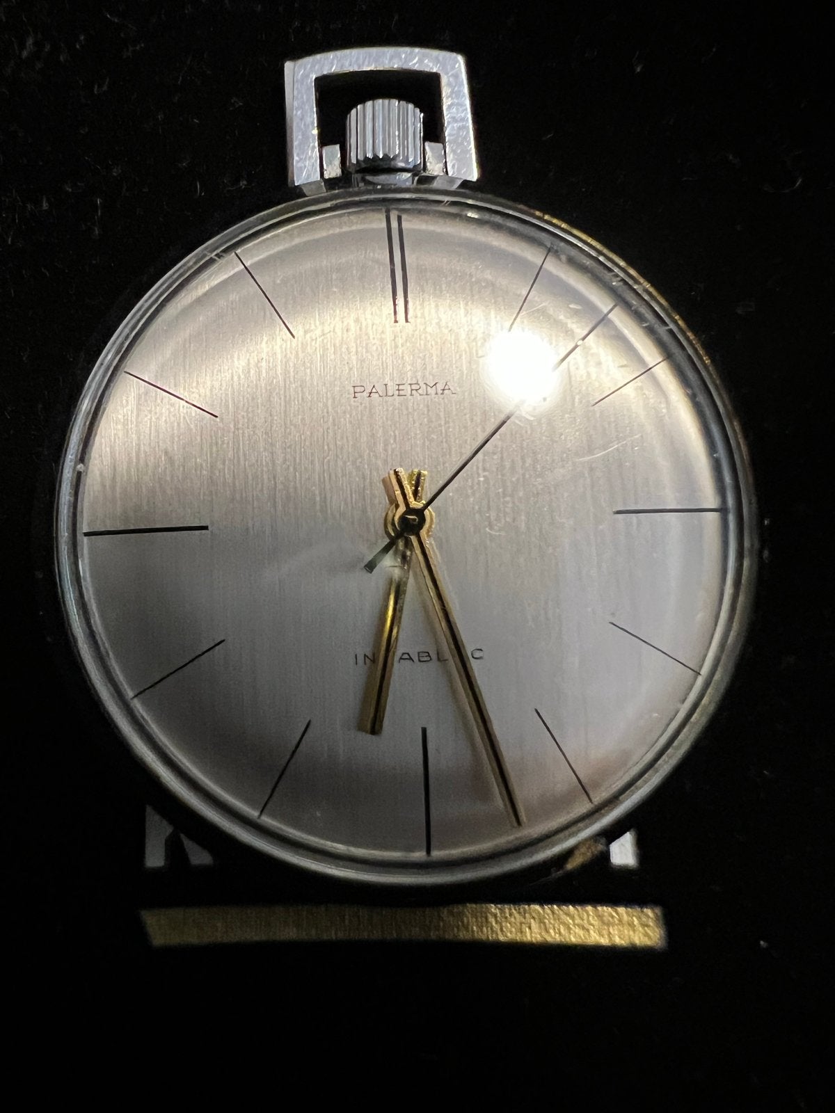 Set van 2 Vintage Zakhorloges: Palerma en Ruhla, Overige merken, Zakhorloge, Staal, Verguld
