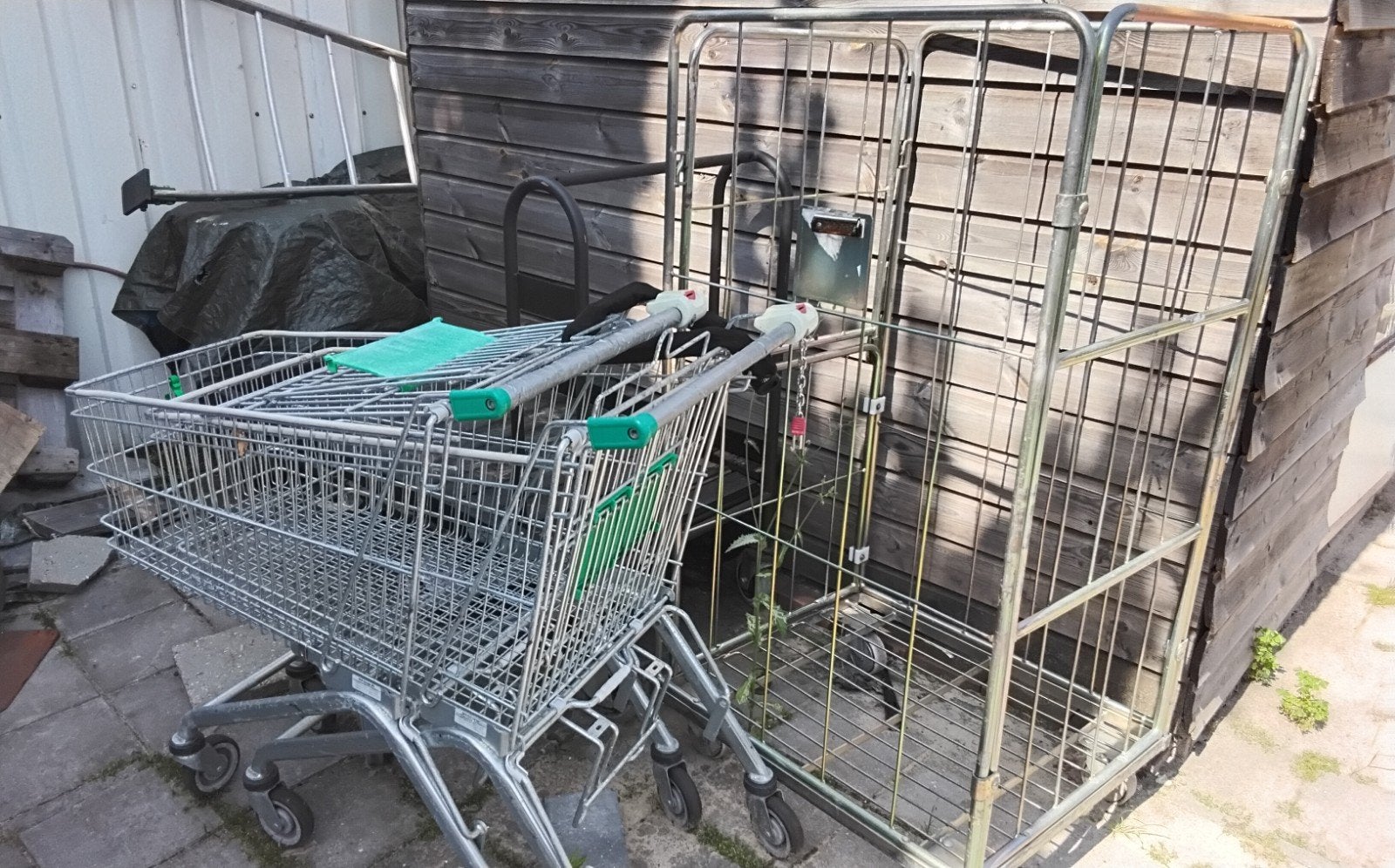 tekoop 2 winkelwagens en een grote kar, Ophalen of Verzenden