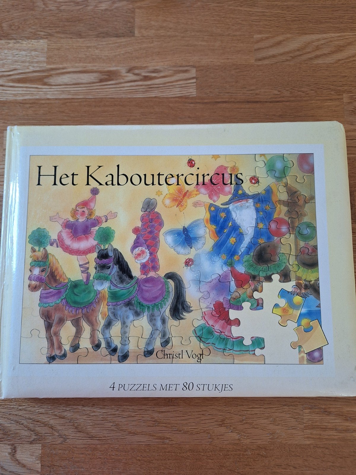 Het Kaboutercircus verhaal met 4 puzzels (van C. Vogl), C. Vogl, Ophalen of Verzenden, Zo goed als nieuw, Sprookjes