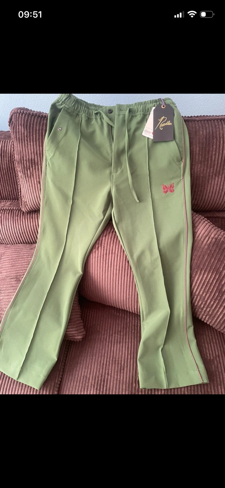 Needles groene pipping cowboy pants, Wandelen of Outdoor, Nieuw, Ophalen of Verzenden, Groen