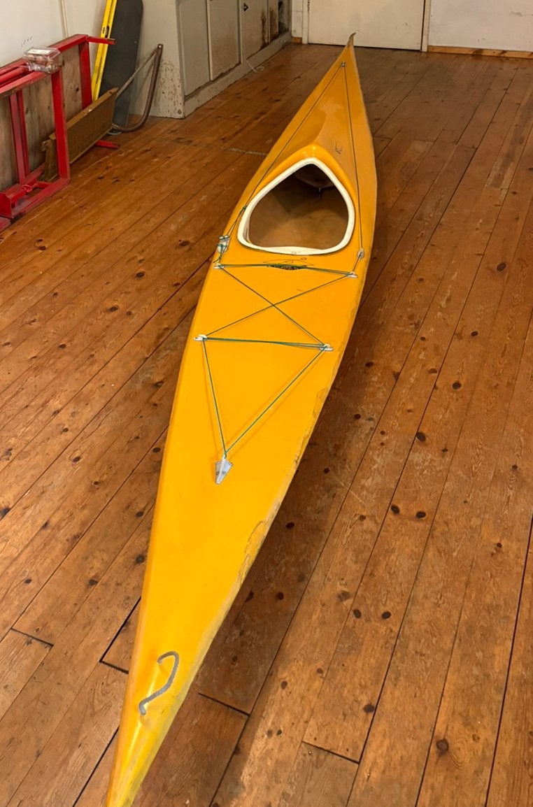 Elvano Eskimo Speed kajak - ca 5.1m, Ophalen of Verzenden, Gebruikt, Eén persoon, Kajak