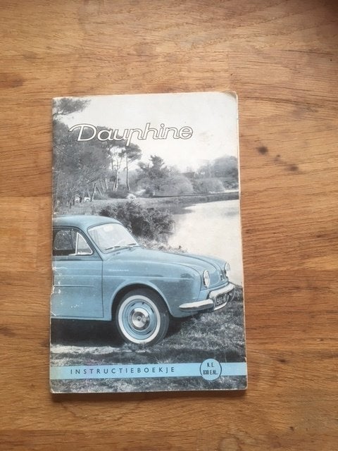 Renault Dauphine Instructieboekje - 1960    NL, Ophalen of Verzenden