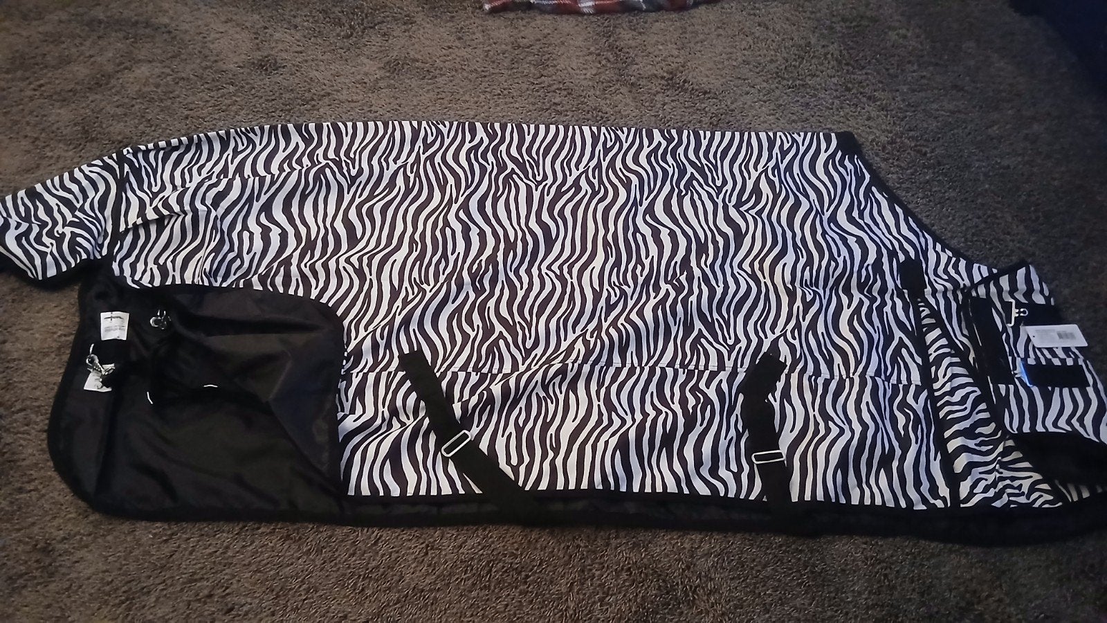 zebra regendeken maat 215, Dieren en Toebehoren, Ophalen of Verzenden, Nieuw