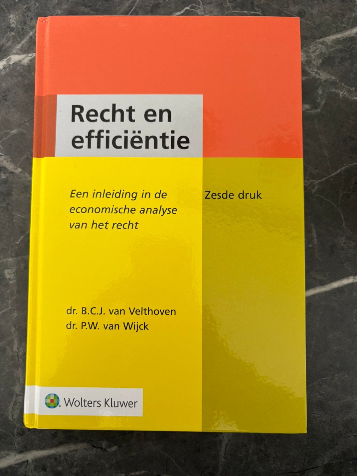 Recht en efficiëntie, Boeken, Ophalen of Verzenden, Zo goed als nieuw, Sociale wetenschap