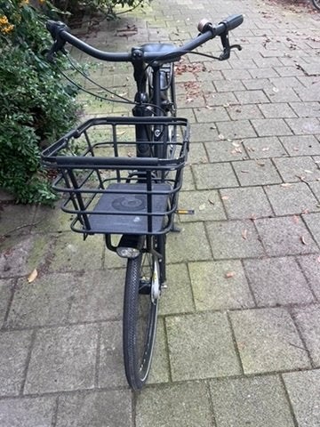 Cortina Transportfiets Zwart - Zo goed als nieuw, Terugtraprem, Versnellingen, 56 cm of meer, Zo goed als nieuw