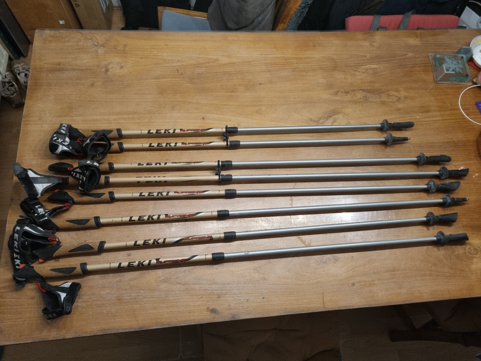 leki extreme nordic walking stokken verstelbaar, Ophalen of Verzenden, Verstelbaar, Gebruikt