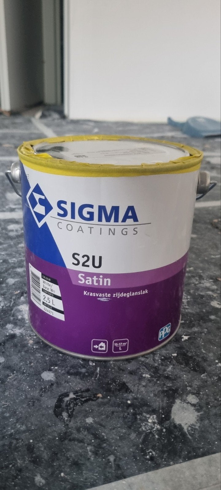 Sigma S2U Satin RAL 9016 Verf (2,5L of 5L), Wit, Nieuw, Ophalen of Verzenden, Lak
