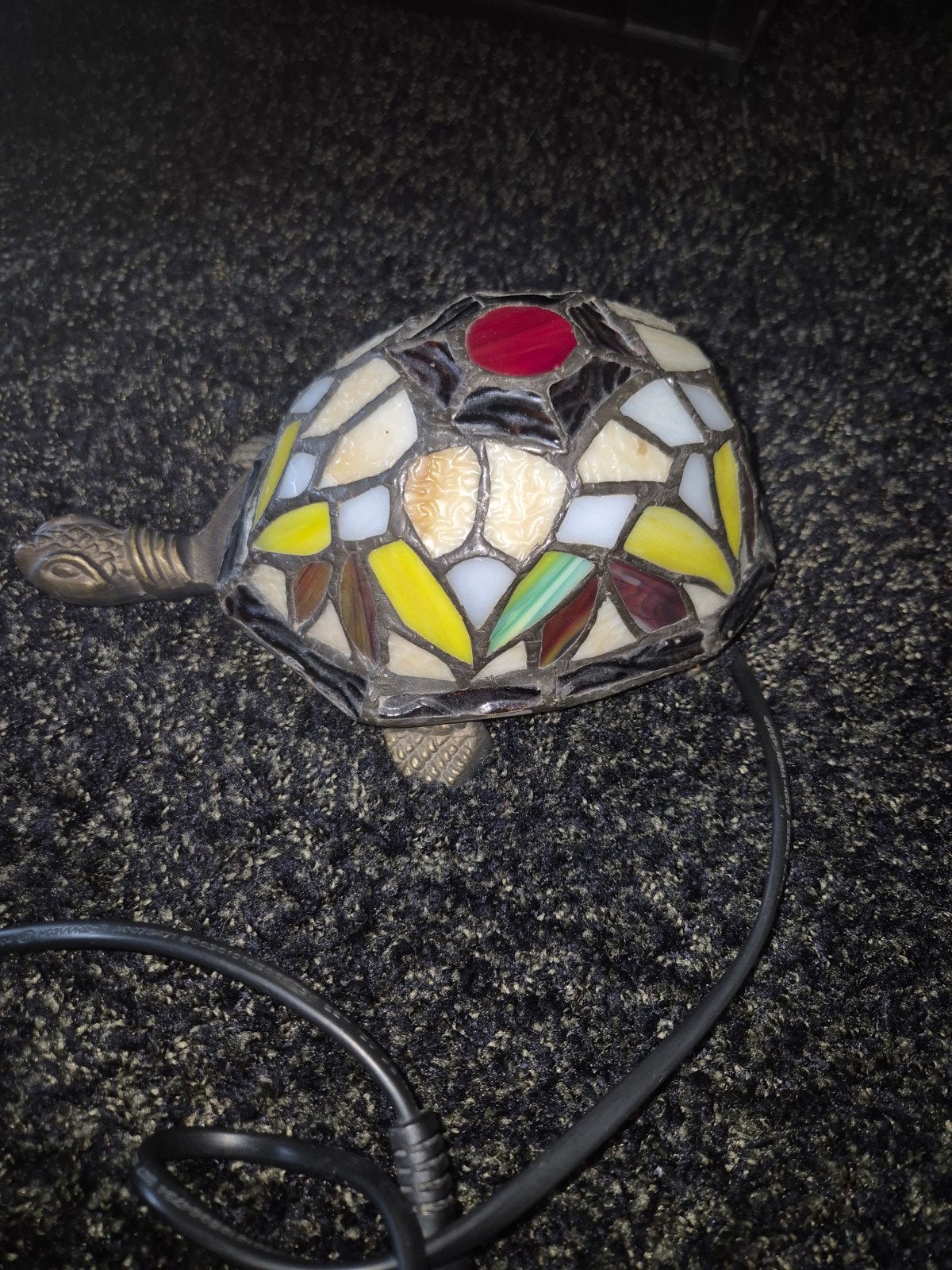Tiffany Stijl Schildpad Lamp - Uniek en Decoratief, Antiek en Kunst, Ophalen of Verzenden