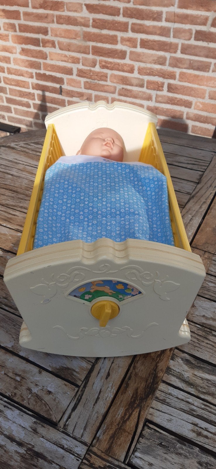 Fisher-Price Baby speelset met wieg en kinderstoel, Kinderen en Baby's, Ophalen, Gebruikt, Speelset, Met geluid