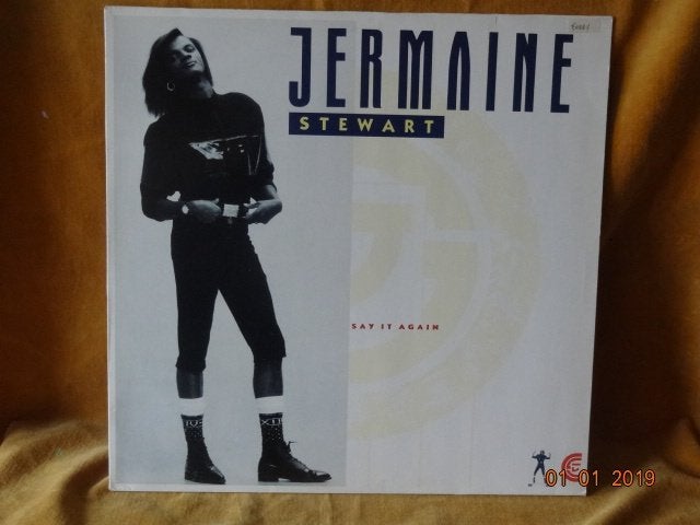 Jermain Stewart - Say it again (12" Maxie), Cd's en Dvd's, Gebruikt, Ophalen of Verzenden, 12 inch, Overige typen