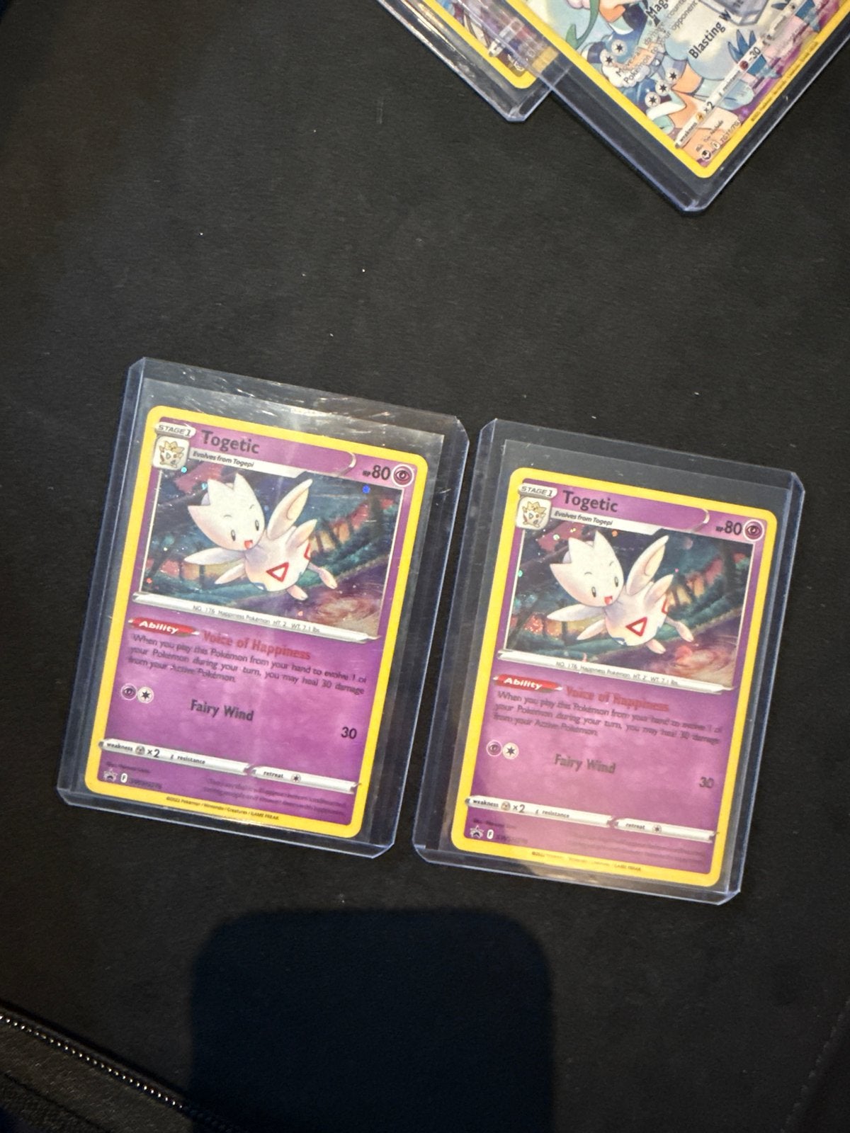Togetic Sword & Shield Promo SWSH276 NM Pokémon Kaart, Ophalen of Verzenden, Zo goed als nieuw, Losse kaart